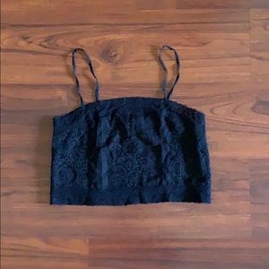 Spaghetti strap crop top